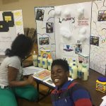 MichiganAfterSchool Association Kids working on Science Fair Projects